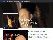 Tablet Screenshot of destinymuhammadproject.com